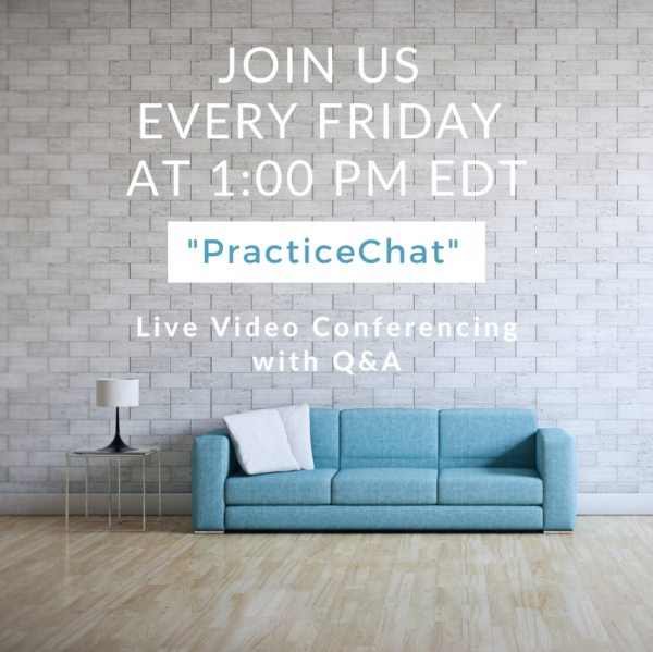 Practice Chat every Friday for Clinicians